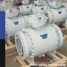 High Pressure 900lb, 1500lb, 2500lb Trunnion Ball Valve From Forged Steel